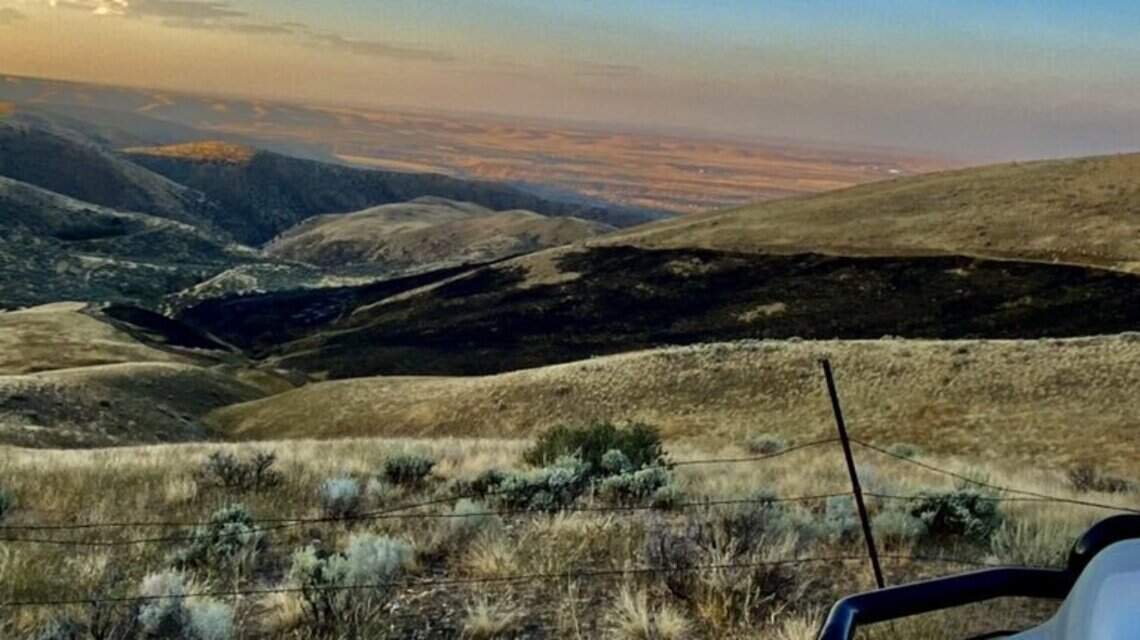 Tuesday evening brush fire in Boise Foothills burns acres north of Lucky Peak State Park