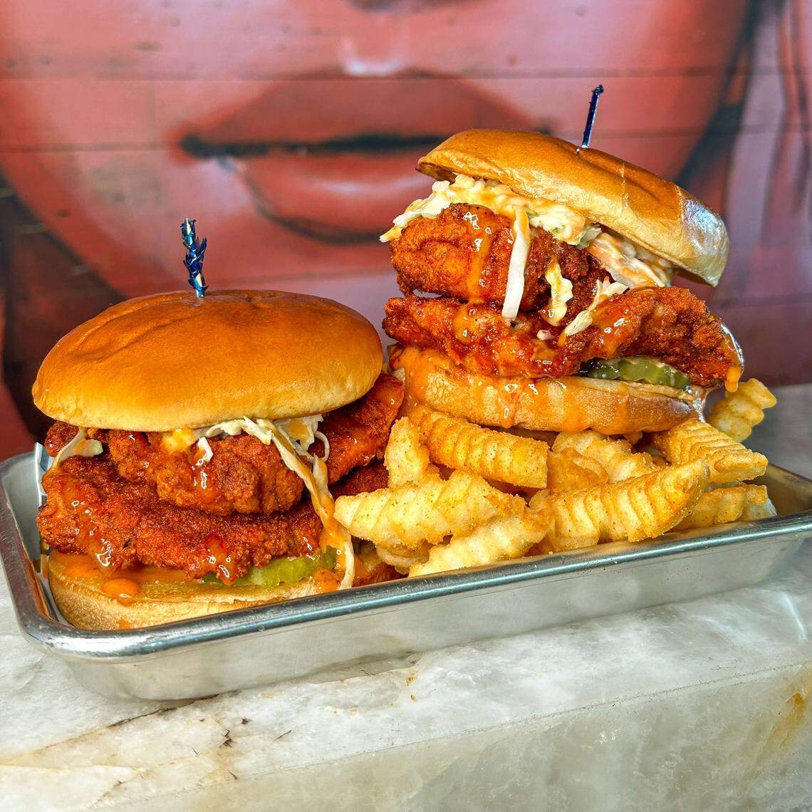 Whether you prefer things spicy or mild, Houston TX Hot Chicken has a sandwich for you.