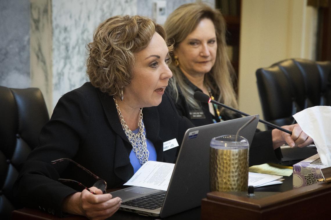Sen. Abby Lee, R-Fruitland, left, and Rep. Caroline Troy, R-Genesee, who serve together on JFAC, are introducing a bill that would legalize industrial hemp in Idaho.
