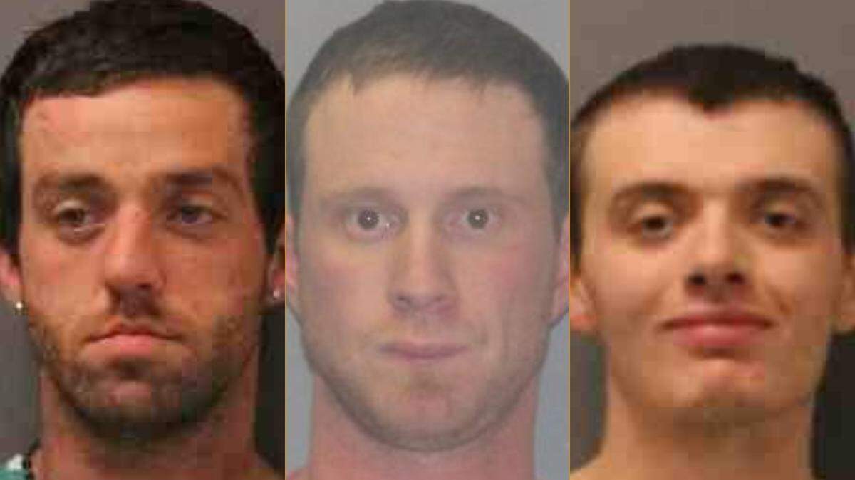 Left to right: John Lott, Christopher Eversole, Mason Hughes