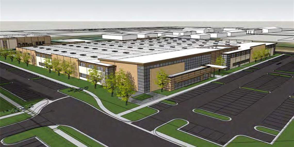 A proposed warehouse for Scentsy would be 211,500 square feet and offer 32,000 square feet of office space.