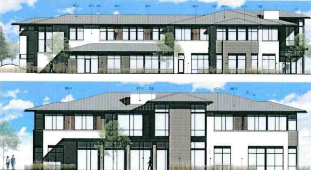 Rennison Companies Inc. is building this two-story building south of State Street on the east side of Eagle.