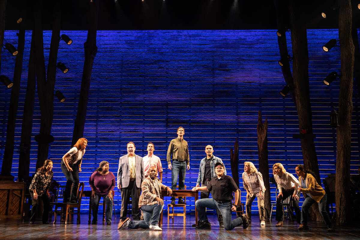 The cast of the “Come From Away” national tour. The show plays at Boise’s Morrison Center for the Performing Arts in September.