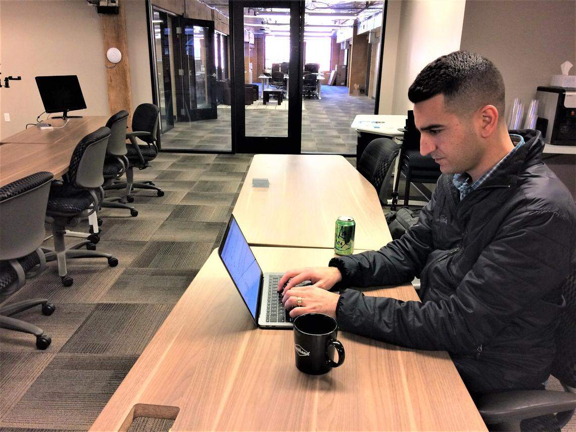 Trailhead Boise Executive Director Tiam Rastegar at Trailhead North.