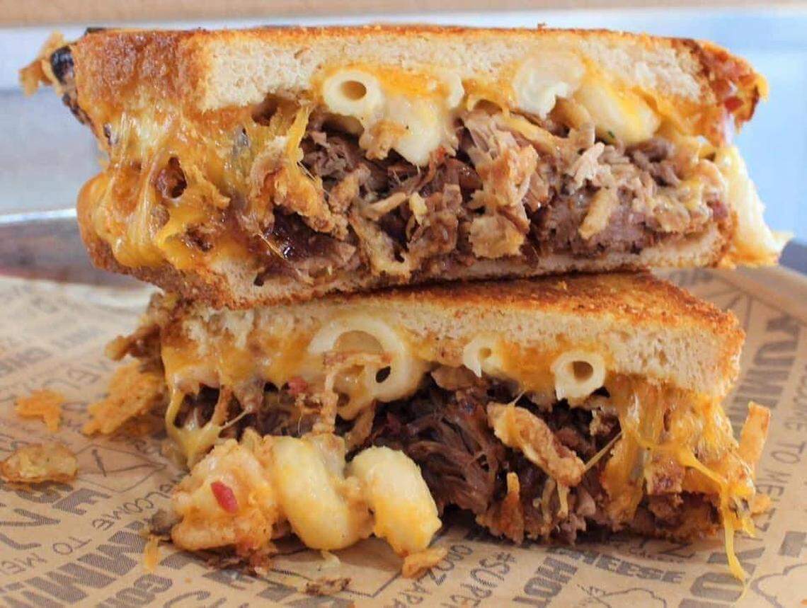 The Oinker is a signature sandwich.