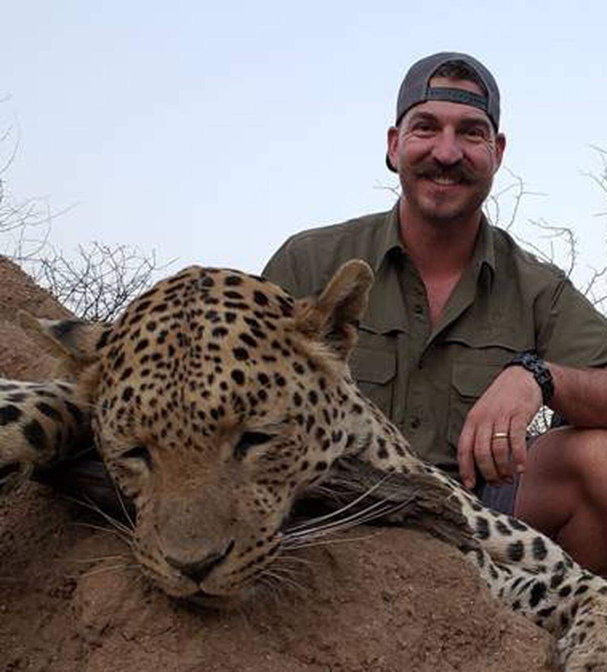 Blake Fischer shot a leopard in Namibia. “The leopard is one of the big 5, as in one of the 5 animals in Africa that will kill you before you can kill it,” he wrote. “Crazy cool animal. They are normally super nocturnal, so this was really unique.”