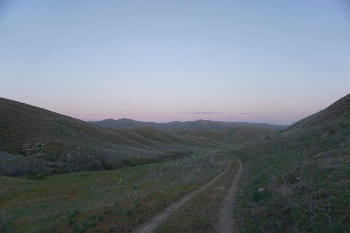 The first mile of the Adelmann Mine trail is on a packed dirt service road on the Boise River Wildlife Management Area.
