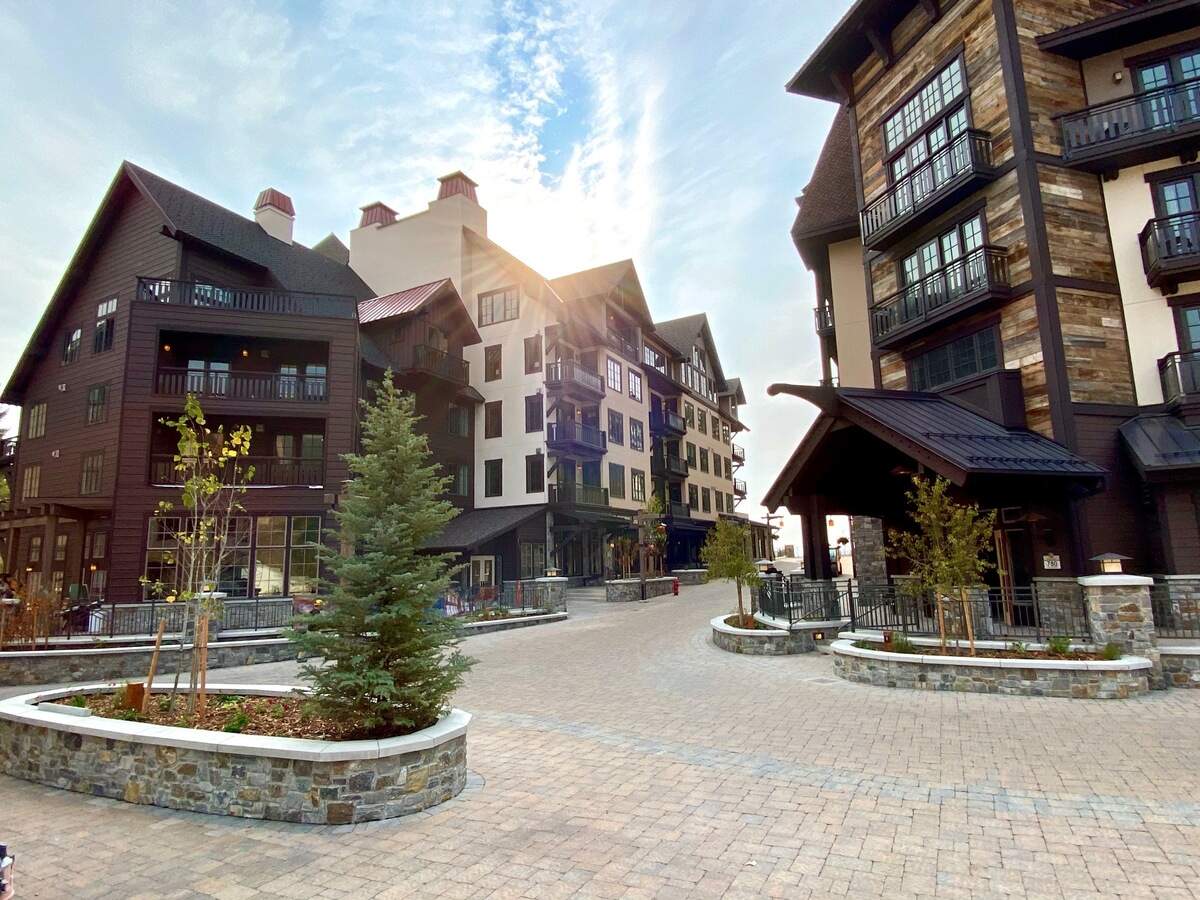 The Village at Tamarack includes studio and penthouse residences, along with one-, two- and three-bedroom units.