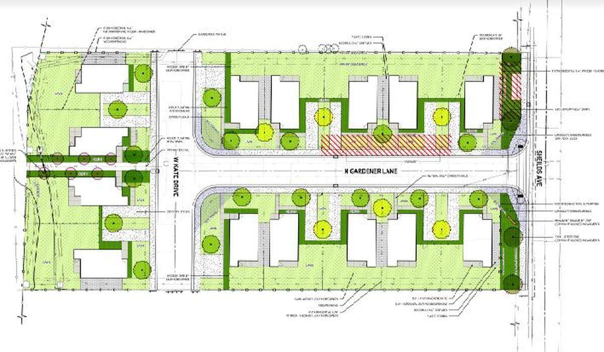 The 14 homes at Caritas Commons will be located along West Shields Avenue, located near State Street and Old Horseshoe Bend Road in northwest Boise.