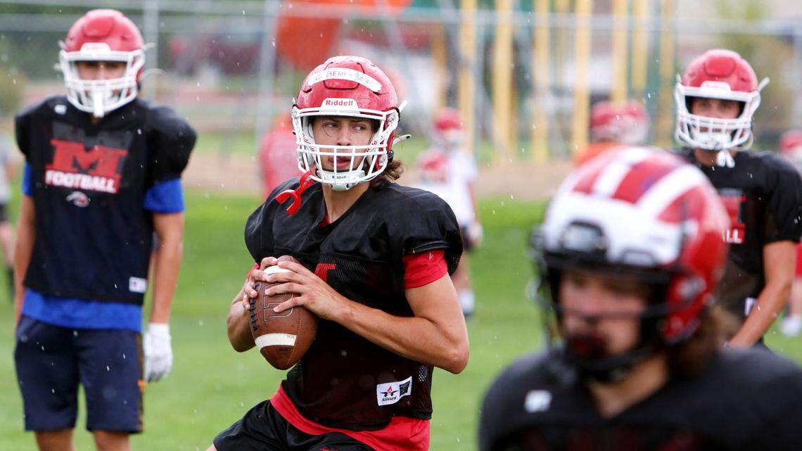 Melba junior Cache Beus returns for his second season as the Mustangs’ starting quarterback.