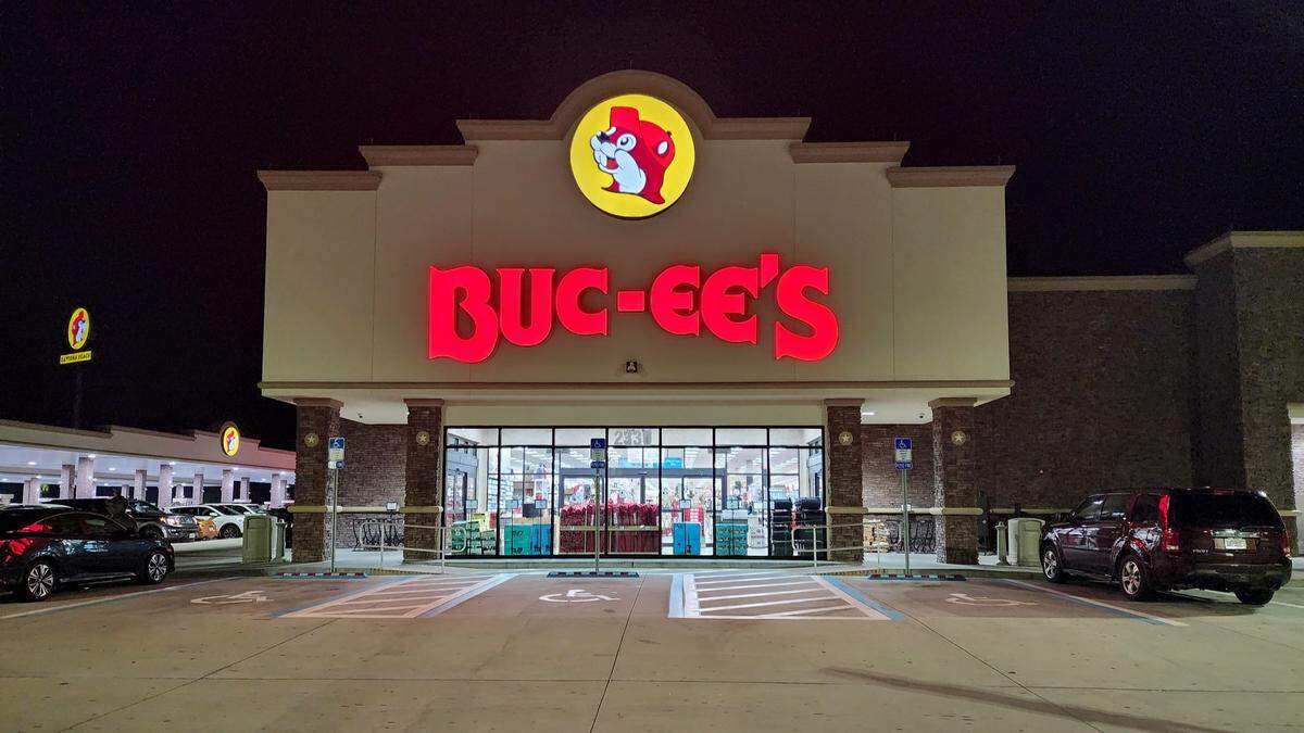 A Buc-ee’s storefront in Daytona Beach, Florida.