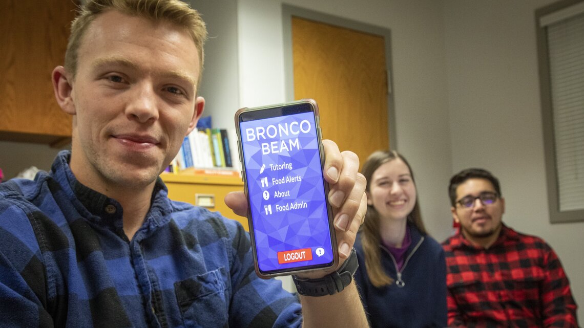 Student-led initiatives, including a new app, target food insecurity at Boise State
