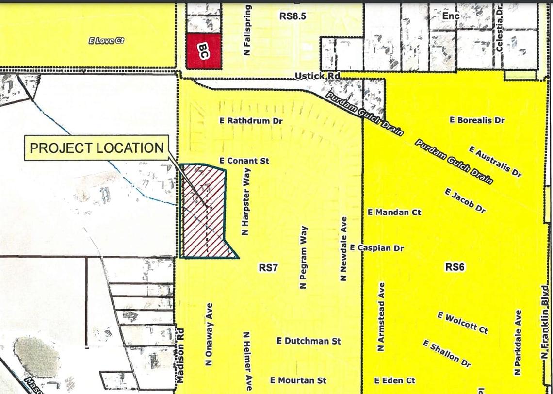 The proposed Bodle Farms subdivision would have 20 homes.