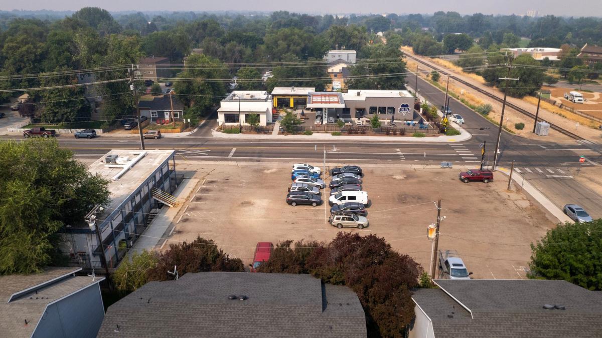 Erstad Architects submitted plans to build a 4-story, 41-unit apartment building at this property across the street from Push & Pour, Wyld Child and The STIL on Latah St.