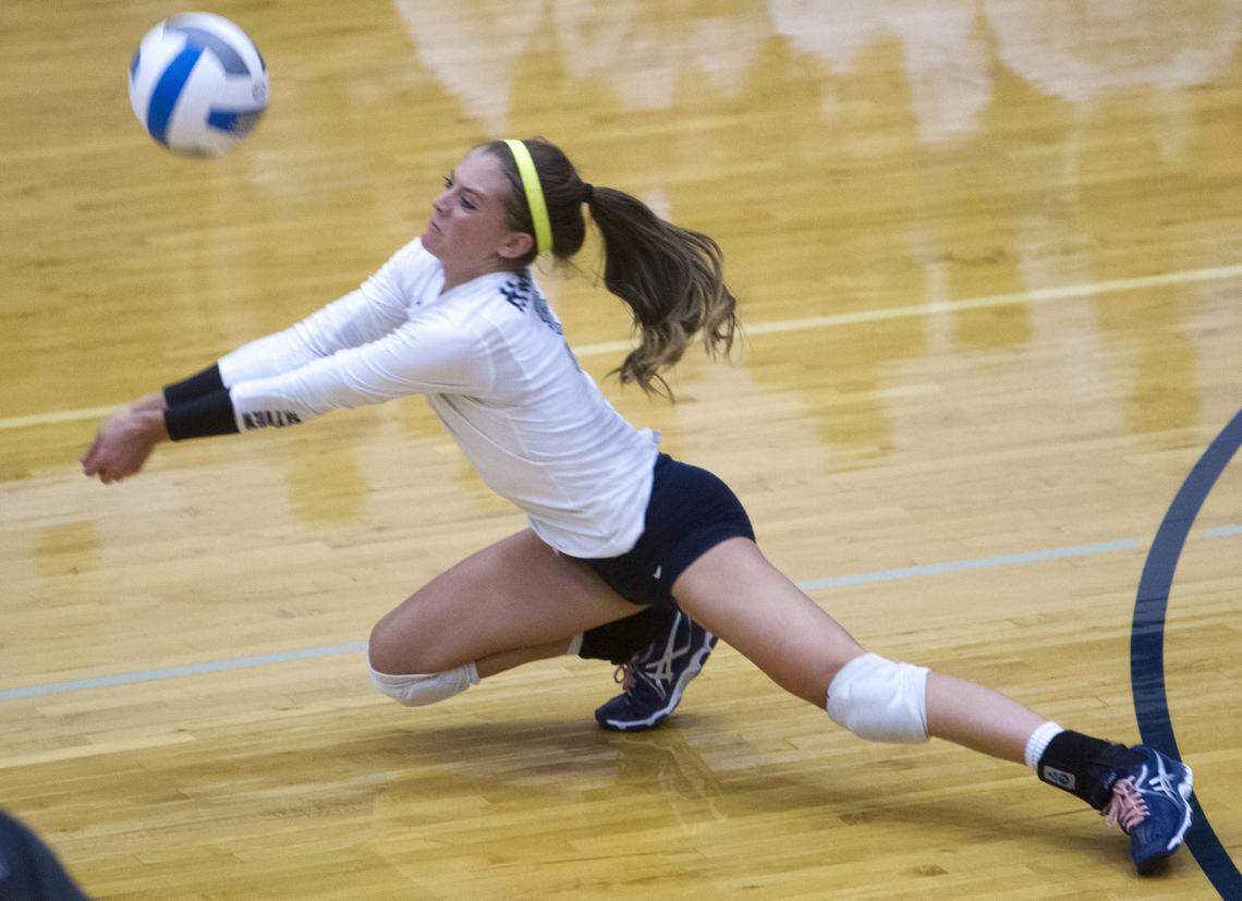 Senior libero Morgan Bower has helped Skyview advance to the 4A state championship game the last three years, including two straight titles. She’s committed to BYU. The Hawks move up to 5A this season.