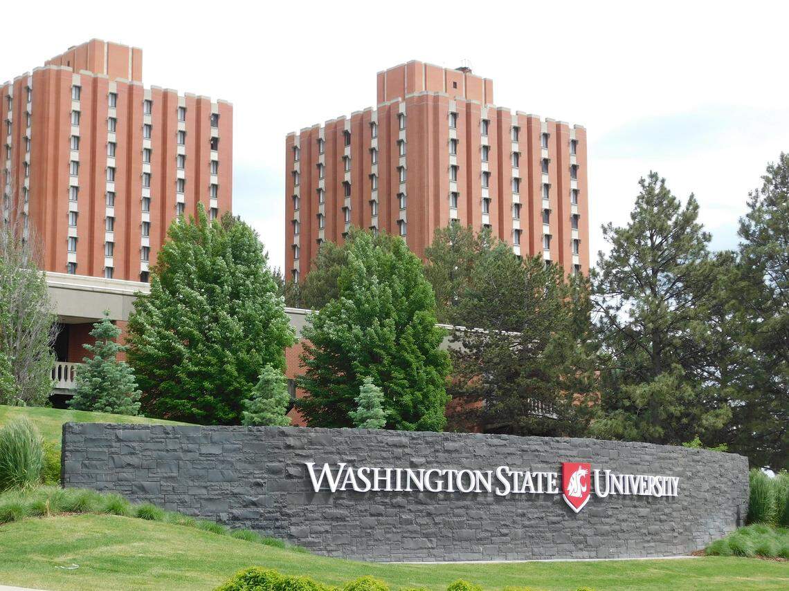 The campus of Washington State University in Pullman, Washington.