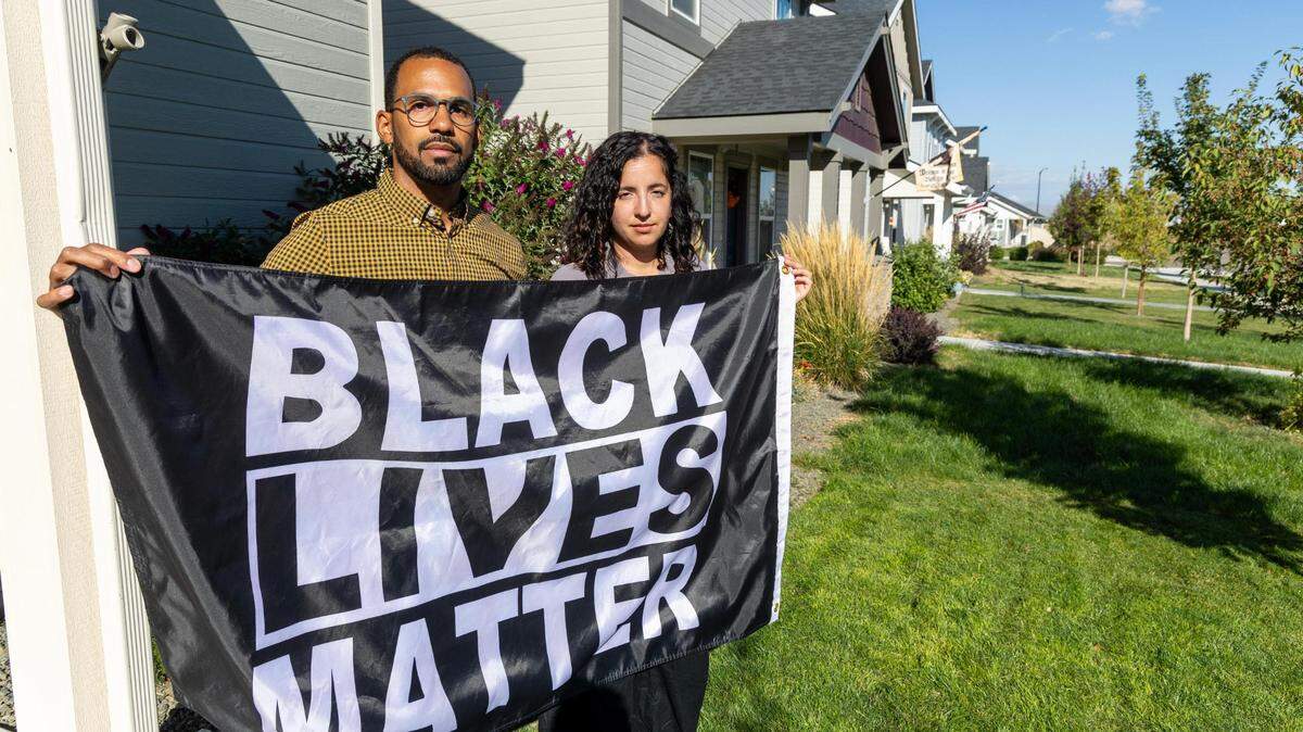 Somi and Jenna Ekwealor were told to retire their Black Lives Matter flag that was flying outside of their home in Boise. The Ekwealors are suing Hubble Homes and the Charter Pointe Neighborhood Association after they claim the organizations discriminated against them.