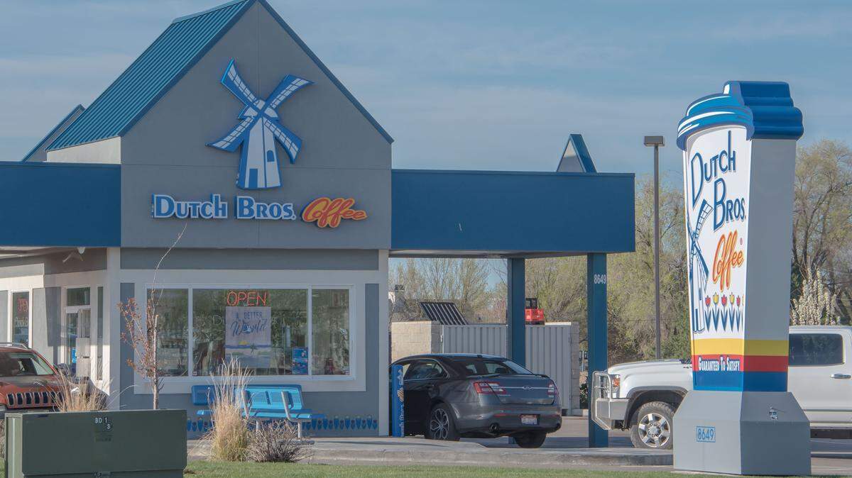 Dutch Bros. uses a three-bean blend of coffee beans from Brazil, Colombia and El Salvador.