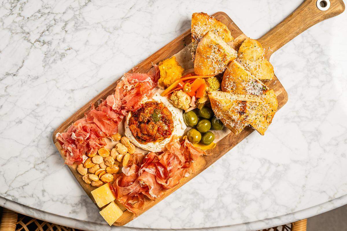 The Chef’s Board offers a delectable array of options.