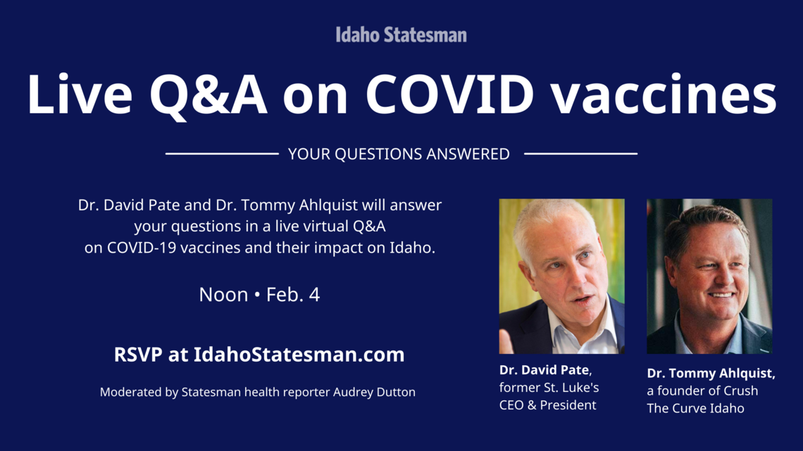 Watch: Q&A on COVID-19 vaccines with Drs. Pate and Ahlquist, Idaho health experts
