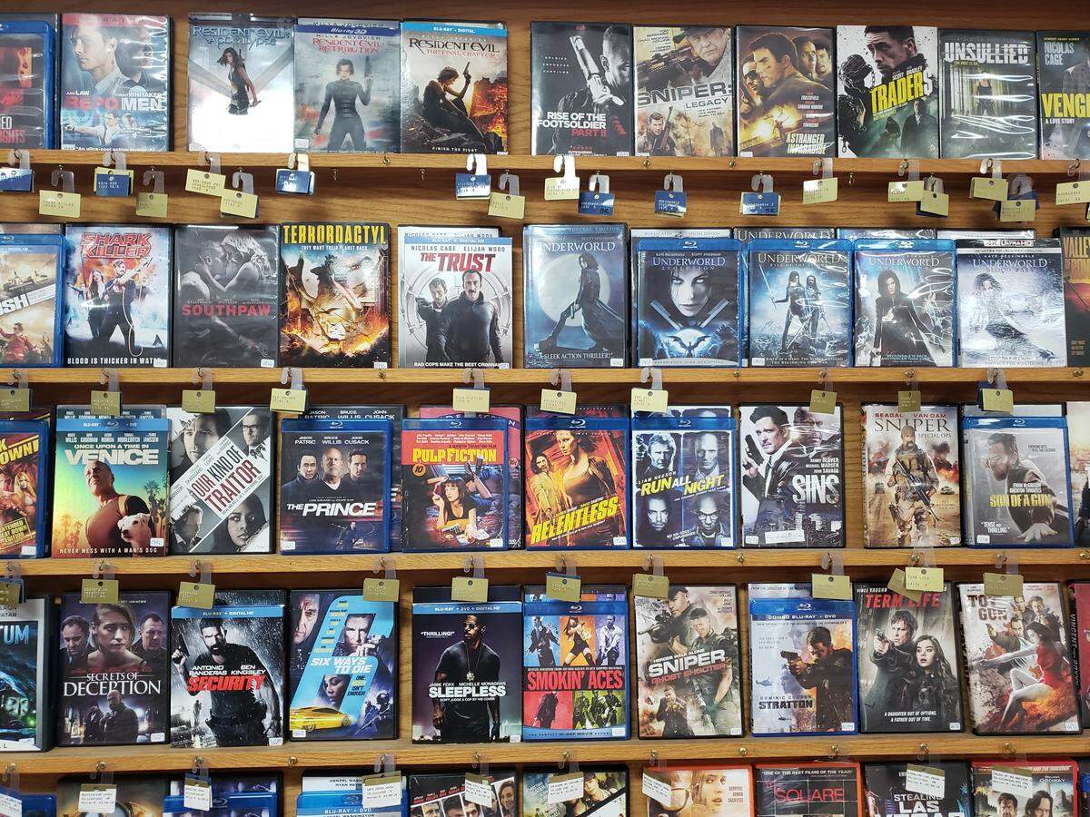 Video Memories has a selection of 20,000 titles and 30,000 movies altogether. The shop will close June 12, after 36 years in business.