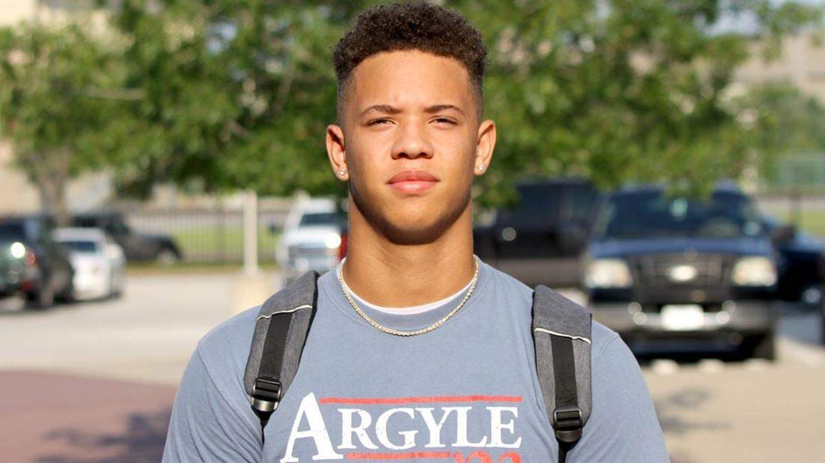 Argyle High School defensive lineman was named the Texas 7-4A District Defensive Player of the Year last season.
