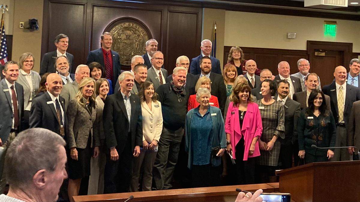 Conservative radio personality Glenn Beck visited the Idaho Capitol in February to talk to legislators about, among other things, ESG, or environmental, social and governance investment ratings.