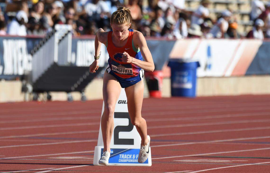Boise State sophomore Kristie Schoffield finished sixth in the women’s 800 meters on Saturday at the NCAA Division I Track and Field Championships in Austin, Texas.