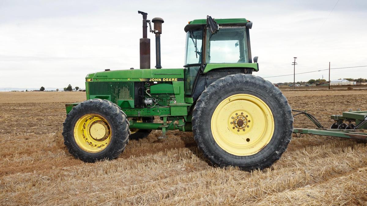 A farm tractor in an Idaho field. The continued escalation of the price of diesel endangers food’s affordability and availability.