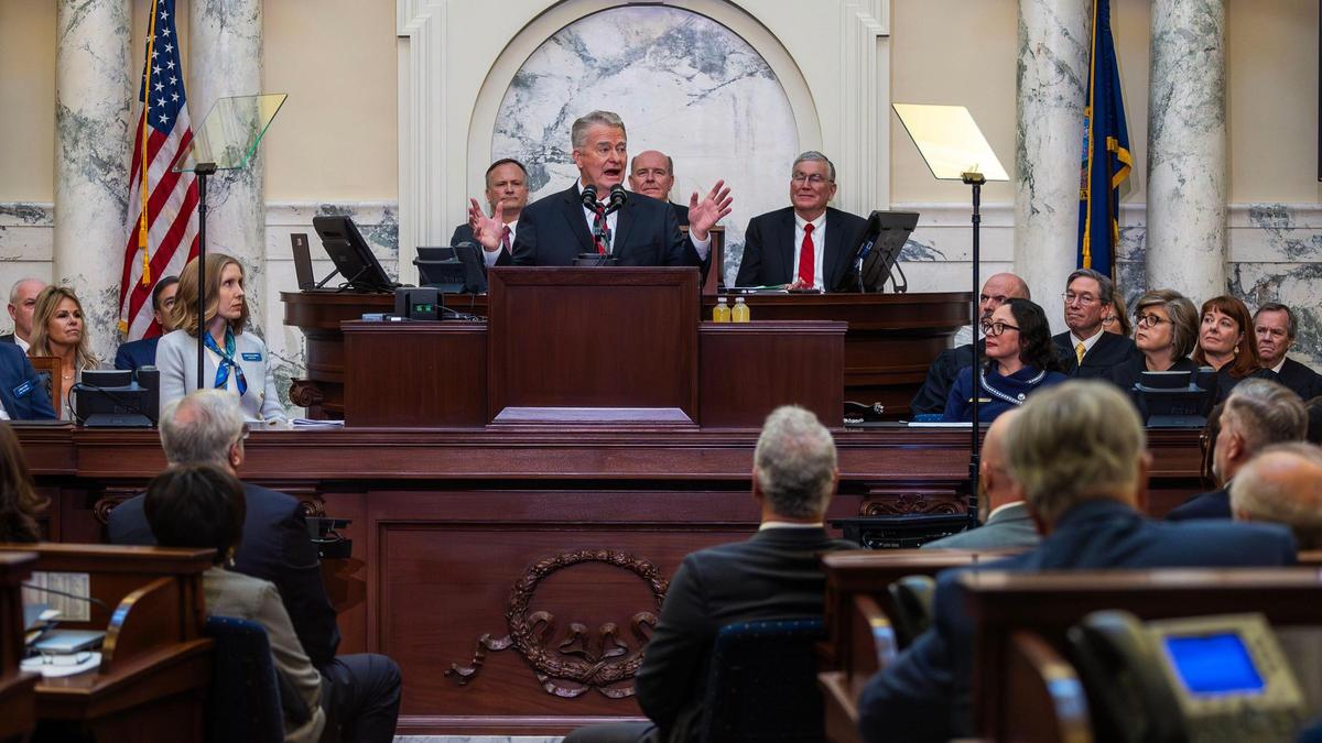 Gov. Brad Little presented his plan for Idaho during the annual State of the State address in January. Little has said the state needs to keep its coffers full to prepare for possible cuts in federal funding — but lawmakers have largely ignored his warnings.