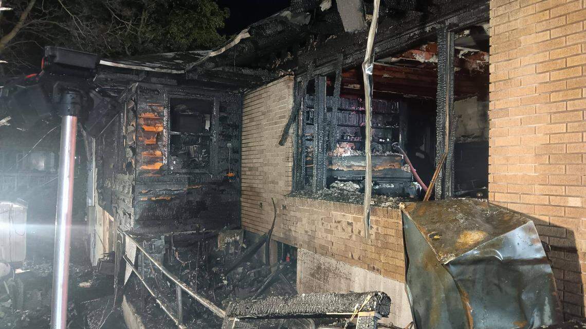 The Caldwell Fire Department said the home “sustained extensive damage and is uninhabitable.”