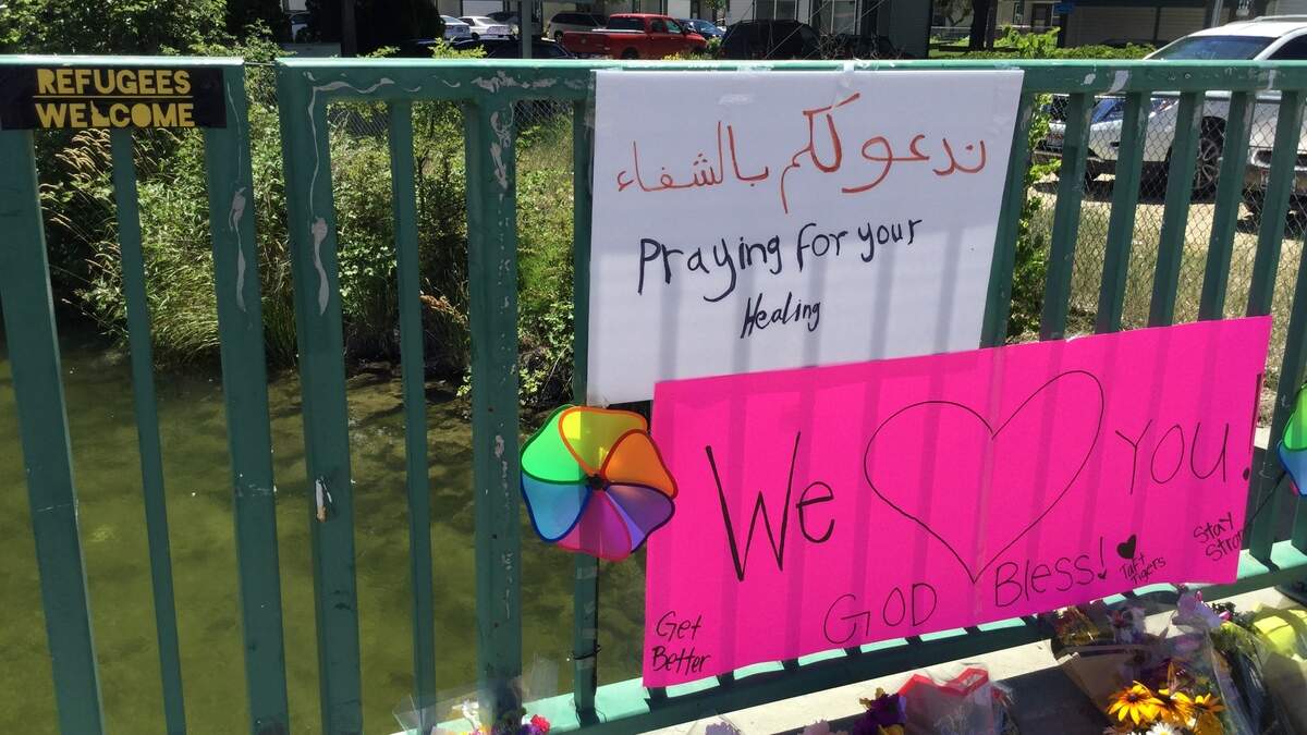 Days after a mass stabbing at the Wylie Street Station apartments in Boise, well-wishers left messages of encouragement, stuffed animals, food and other gifts for the victims of the attack.