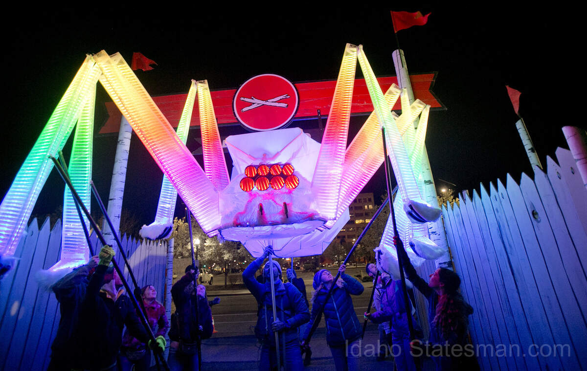 If you like giant glowing puppets, Treefort Music Fest is for you. Boise’s Colossal Collective helps give the five-day event its cool festival vibe.