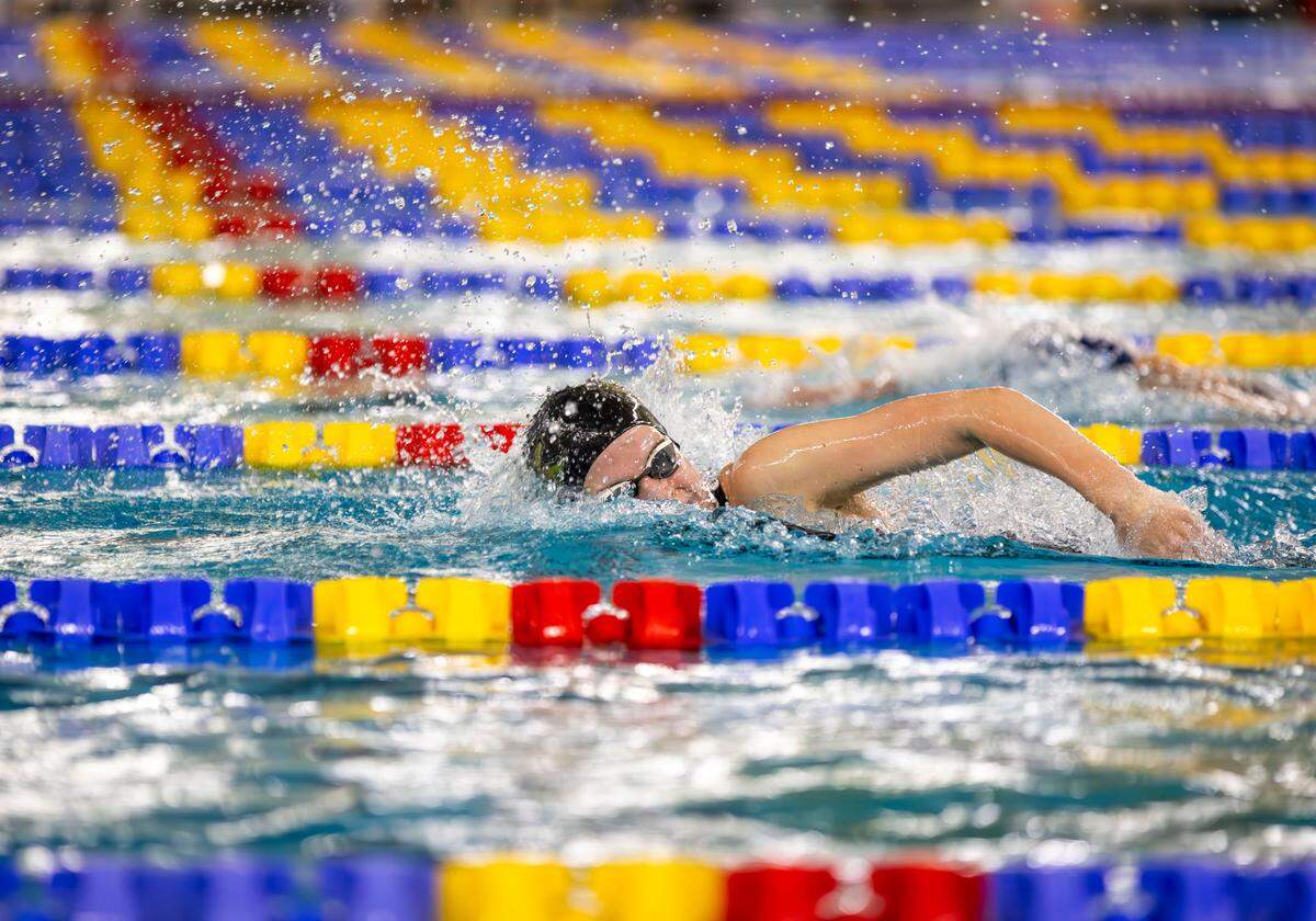 Bishop Kelly senior Lucy Penna won the 6A girls state title in the 500-yard freestyle in 5 minutes, 10.04 seconds, leading the Knights to the team title at the West YMCA.