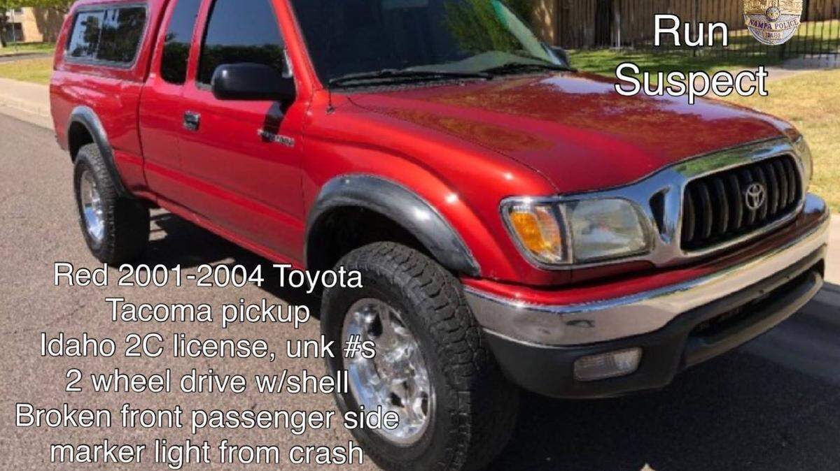 Nampa Police want more information on the person who owns a similar truck to the one pictured above. They say the driver hit a teenager and fled. The photo in the post is not the actual suspect vehicle. It is a similar stock photo.