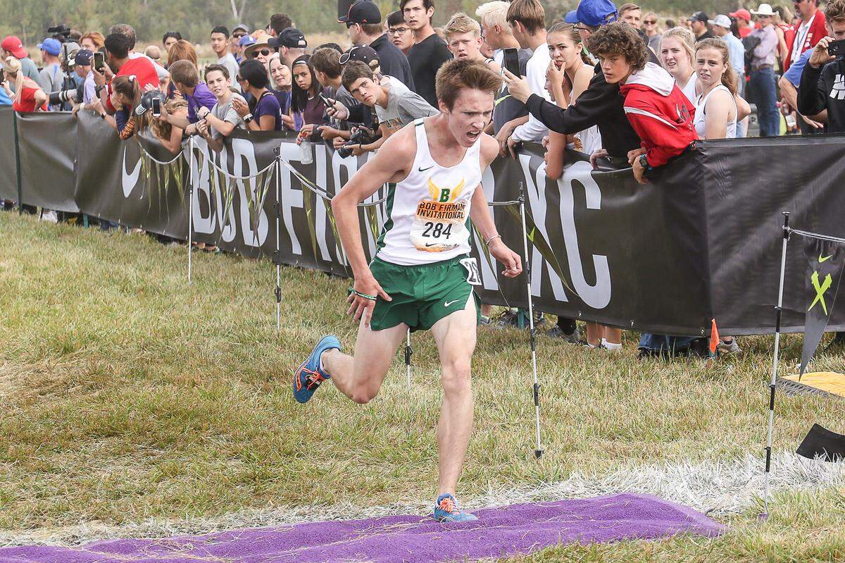 Borah sophomore Nathan Green took third in the boys elite race at the Bob Firman Invitational on Saturday at Eagle Island State Park.