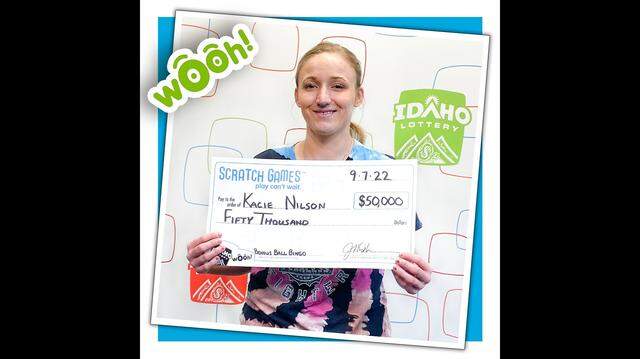A Utah woman won big in the Idaho lottery when her boyfriend gifted her some tickets after a visit to the state, officials said. 