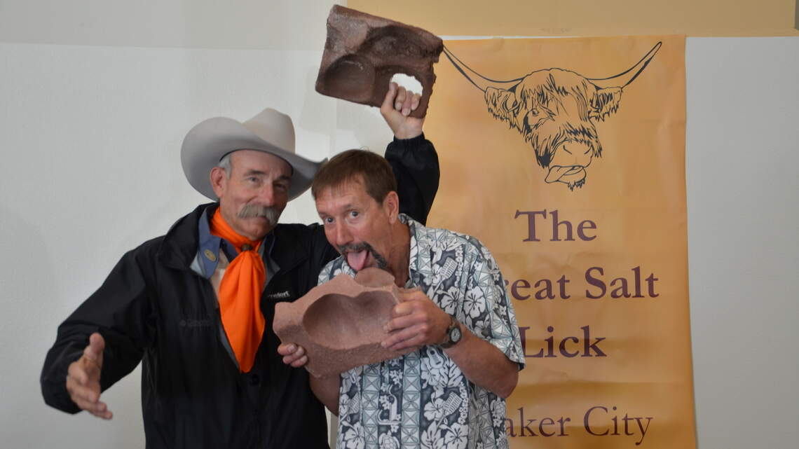 Bid on ‘art’ created by livestock at the Great Salt Lick