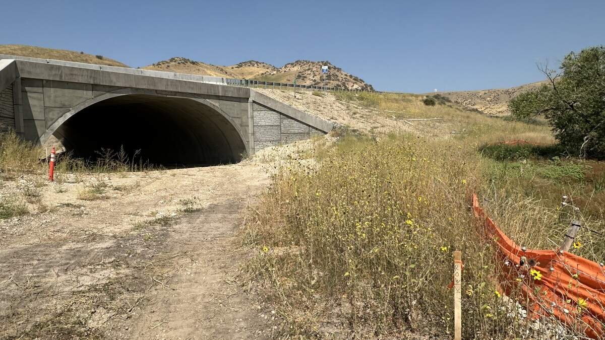 The new underpass is 1.2 miles north of Avimor Drive and is part of a $50 million mitigation agreement between Avimor CID and the Idaho Transportation Department.