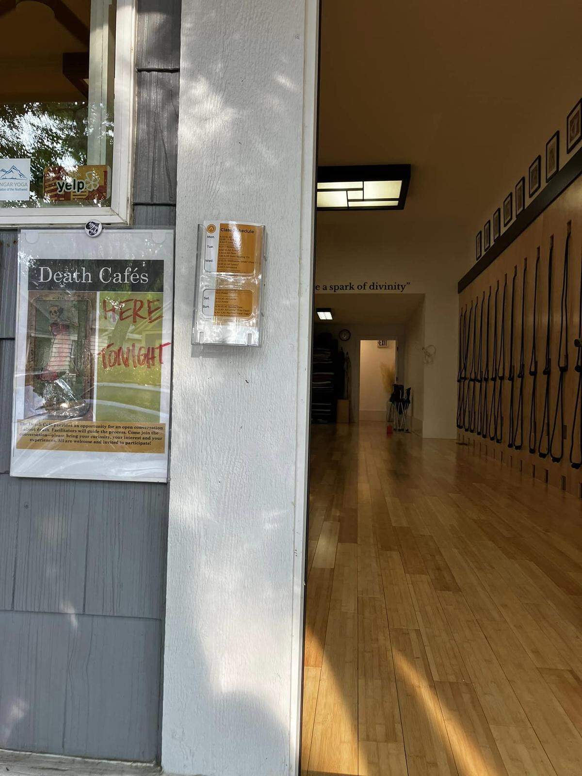 The fall session of Death Café Boise was held at True North Yoga in the North End.