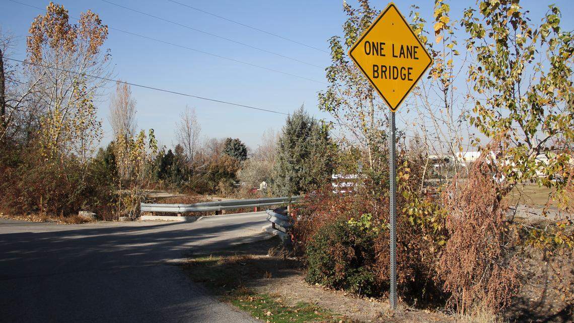 The Ada County Highway District spent $25,000 on consulting and design work as it considered widening this bridge, which leads to property owned by Ada County Commissioner Rebecca Arnold.