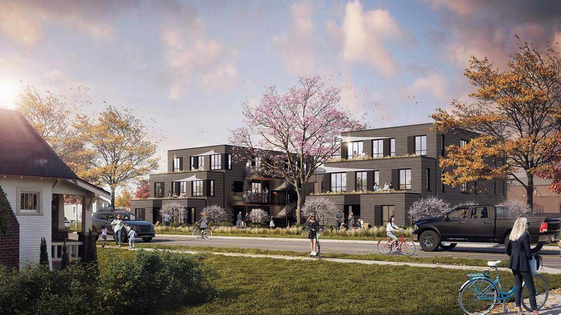 Boise developer Michael Hormaechea proposes to build 17 apartments on a parcel at 1715 W. Idaho St. in Boise’s West Downtown, in a project he calls McCarty Flats. Most would be for people who earn less than the area median income. The proposal came in response to a request for developers’ proposals issued by the city’s urban renewal agency, the Capital City Development Corp.