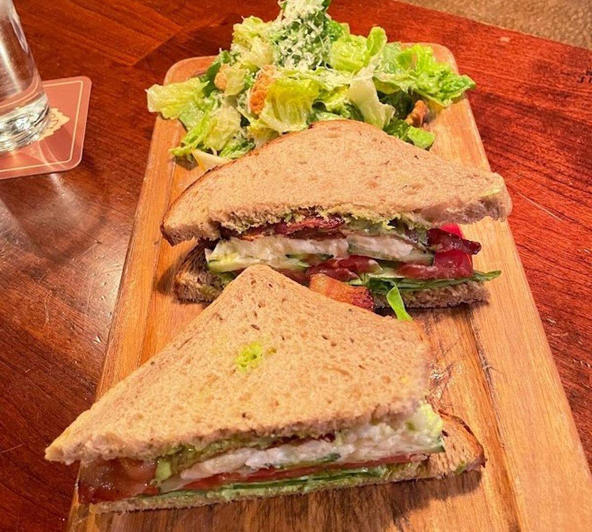The Green Goddess Sandwich at Bittercreek Alehouse in Boise will satisfy your vegetarian cravings.