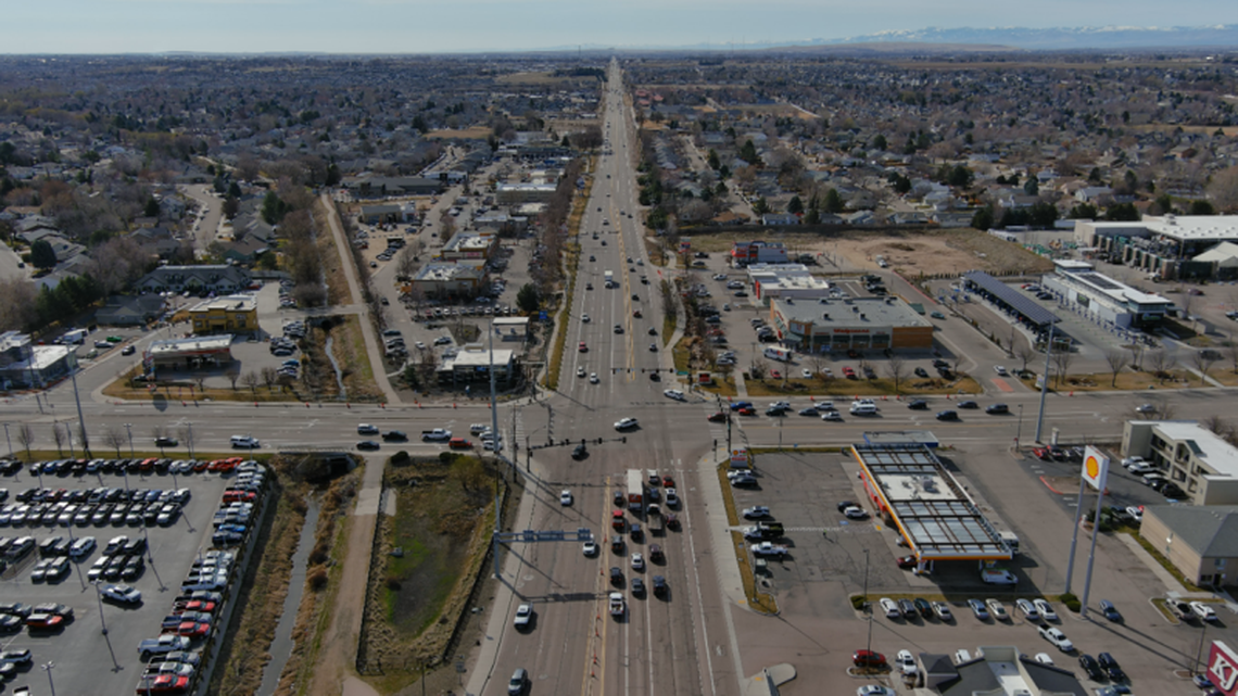 State Highway 69, or Meridian Road, was widened previously to five lanes. Now the Idaho Transportation Department is preparing for the next few decades of growth.