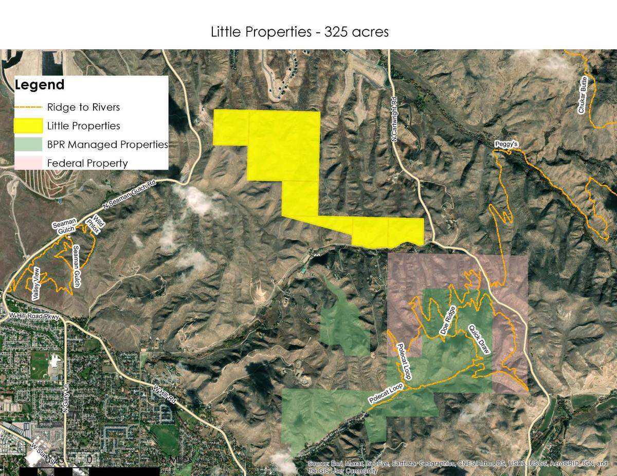 The city of Boise intends to purchase 325 acres of Foothills land currently owned by Highland Livestock and Land, a ranching company run by Gov. Brad Little’s sons.