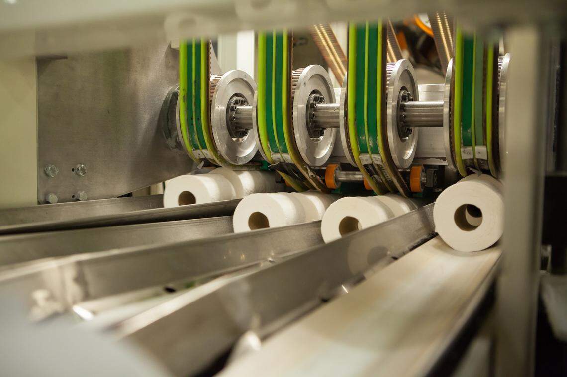 Clearwater Paper Corp. produces toilet paper at its plant in Lewiston and four other locations across the United States. With panic buying brought by the coronavirus pandemic, bathroom tissue has been in short supply.