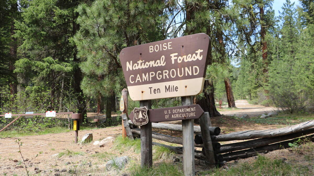 Ten Mile Campground in the Boise National Forest is one campsite that will be open in time for Memorial Day weekend. Several other Idaho national forest campgrounds are open, but others remain closed due to snow.