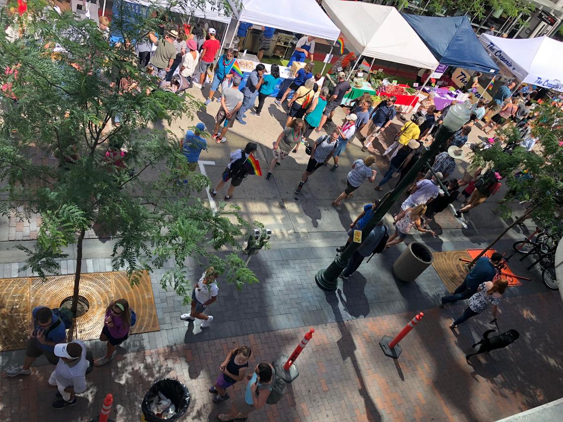 Eating your way through the Capital City Public Market on a Saturday requires a lot of stamina – and a lot of appetite. Just walk it off on your way to the next destination.