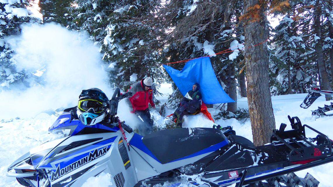 Role reversal: Avalanche rescuer becomes patient after Idaho snowmobile accident