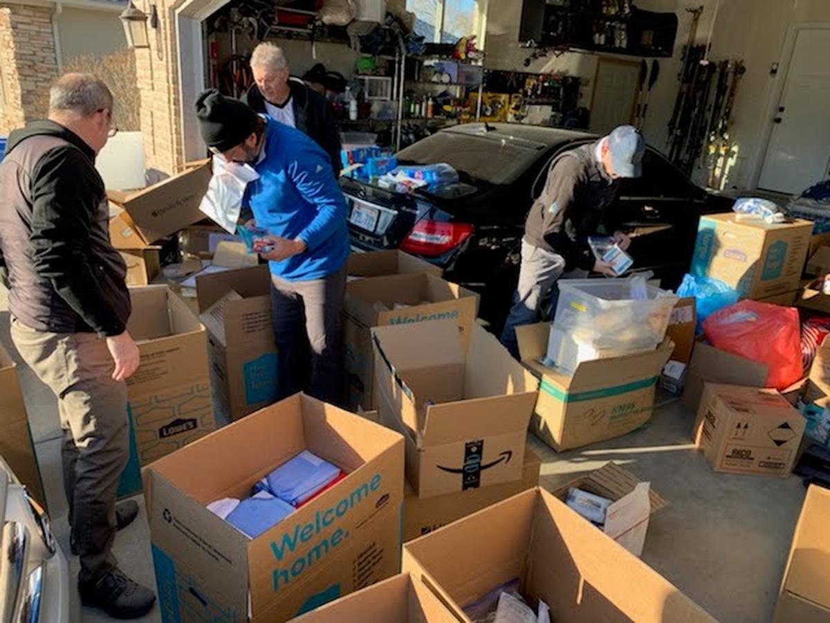Rob Sturgill’s group brought along medical supplies on their journey to Poland, where they are helping to shuttle Ukrainian refugees away from the Russian invasion.